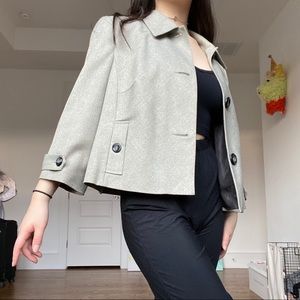 Cropped Suit Blazer
